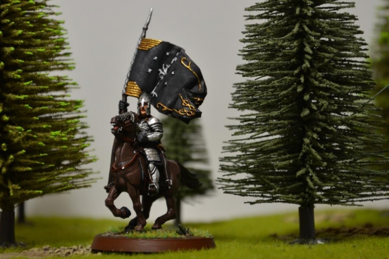 Gondor Banner bearer on horse